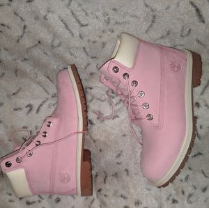 Pink Timberland Boots
